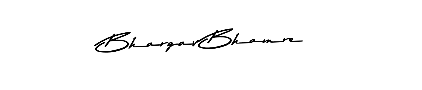 Also You can easily find your signature by using the search form. We will create Bhargav Bhamre name handwritten signature images for you free of cost using Asem Kandis PERSONAL USE sign style. Bhargav Bhamre signature style 9 images and pictures png