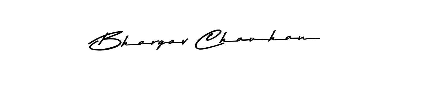 Make a beautiful signature design for name Bhargav Chauhan. With this signature (Asem Kandis PERSONAL USE) style, you can create a handwritten signature for free. Bhargav Chauhan signature style 9 images and pictures png