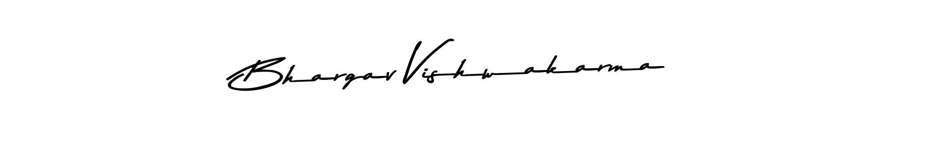 Make a beautiful signature design for name Bhargav Vishwakarma. With this signature (Asem Kandis PERSONAL USE) style, you can create a handwritten signature for free. Bhargav Vishwakarma signature style 9 images and pictures png