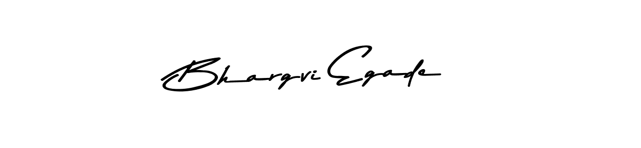This is the best signature style for the Bhargvi Egade name. Also you like these signature font (Asem Kandis PERSONAL USE). Mix name signature. Bhargvi Egade signature style 9 images and pictures png