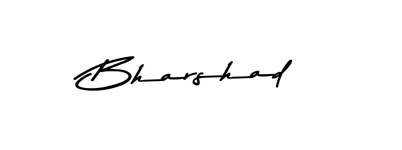 Similarly Asem Kandis PERSONAL USE is the best handwritten signature design. Signature creator online .You can use it as an online autograph creator for name Bharshad. Bharshad signature style 9 images and pictures png