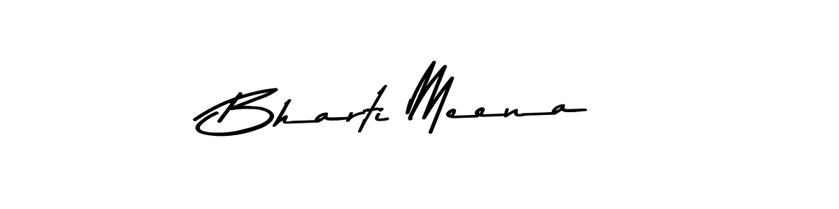 Bharti Meena stylish signature style. Best Handwritten Sign (Asem Kandis PERSONAL USE) for my name. Handwritten Signature Collection Ideas for my name Bharti Meena. Bharti Meena signature style 9 images and pictures png