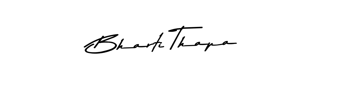 Bharti Thapa stylish signature style. Best Handwritten Sign (Asem Kandis PERSONAL USE) for my name. Handwritten Signature Collection Ideas for my name Bharti Thapa. Bharti Thapa signature style 9 images and pictures png