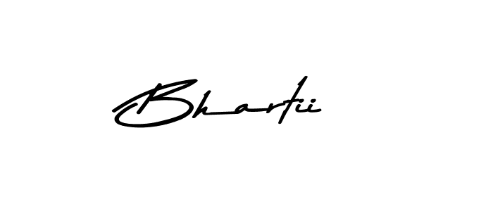 Bhartii stylish signature style. Best Handwritten Sign (Asem Kandis PERSONAL USE) for my name. Handwritten Signature Collection Ideas for my name Bhartii. Bhartii signature style 9 images and pictures png