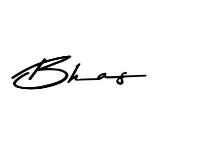 Make a beautiful signature design for name Bhas. With this signature (Asem Kandis PERSONAL USE) style, you can create a handwritten signature for free. Bhas signature style 9 images and pictures png