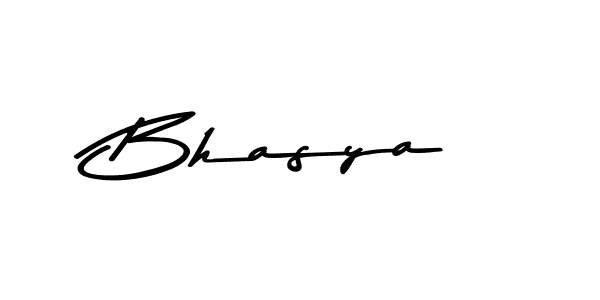 Bhasya stylish signature style. Best Handwritten Sign (Asem Kandis PERSONAL USE) for my name. Handwritten Signature Collection Ideas for my name Bhasya. Bhasya signature style 9 images and pictures png