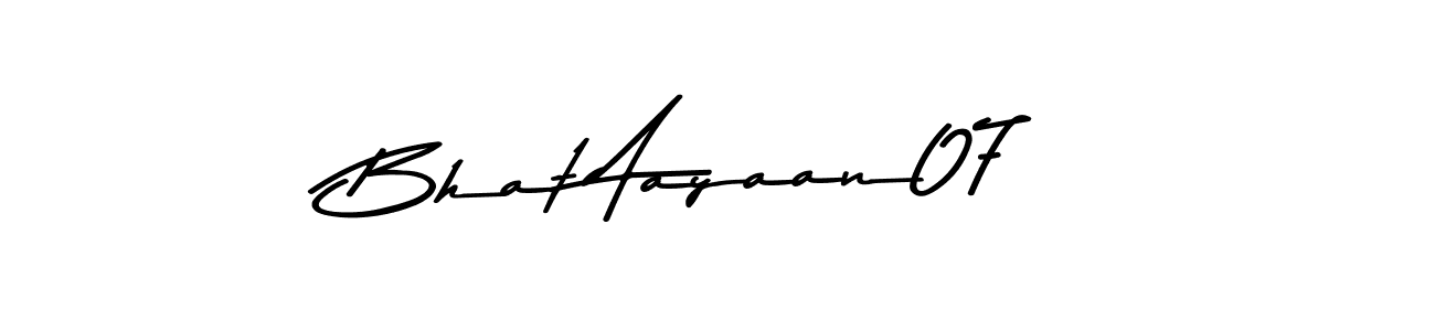 How to make Bhat Aayaan07 signature? Asem Kandis PERSONAL USE is a professional autograph style. Create handwritten signature for Bhat Aayaan07 name. Bhat Aayaan07 signature style 9 images and pictures png