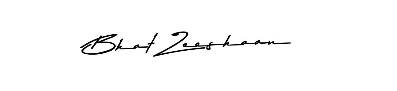 Also You can easily find your signature by using the search form. We will create Bhat Zeeshaan name handwritten signature images for you free of cost using Asem Kandis PERSONAL USE sign style. Bhat Zeeshaan signature style 9 images and pictures png