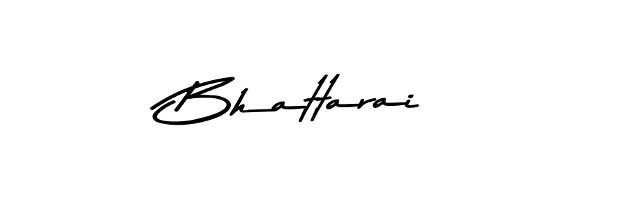 Design your own signature with our free online signature maker. With this signature software, you can create a handwritten (Asem Kandis PERSONAL USE) signature for name Bhattarai. Bhattarai signature style 9 images and pictures png