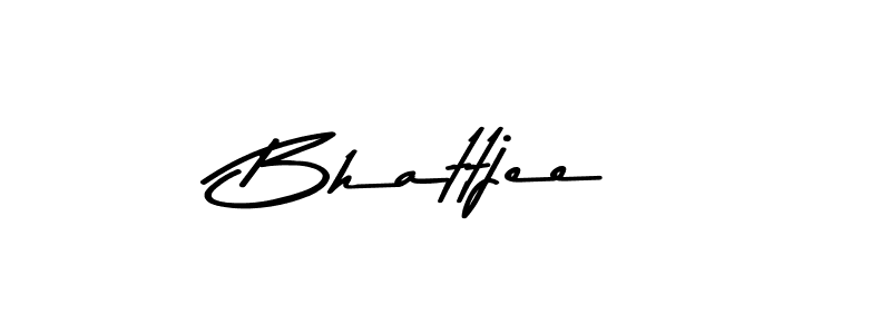 How to make Bhattjee name signature. Use Asem Kandis PERSONAL USE style for creating short signs online. This is the latest handwritten sign. Bhattjee signature style 9 images and pictures png