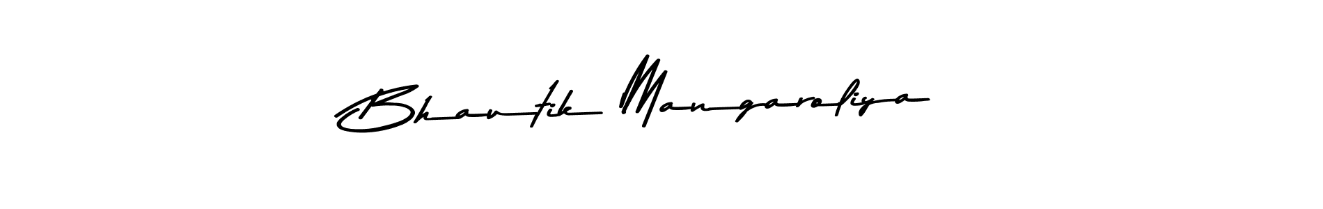 How to make Bhautik Mangaroliya signature? Asem Kandis PERSONAL USE is a professional autograph style. Create handwritten signature for Bhautik Mangaroliya name. Bhautik Mangaroliya signature style 9 images and pictures png