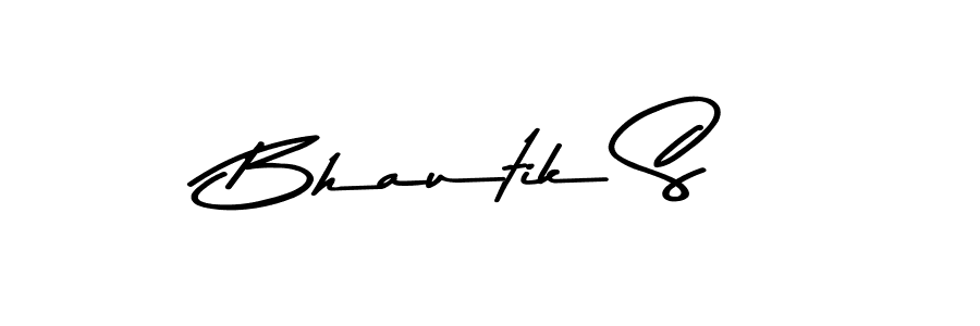 if you are searching for the best signature style for your name Bhautik S. so please give up your signature search. here we have designed multiple signature styles  using Asem Kandis PERSONAL USE. Bhautik S signature style 9 images and pictures png