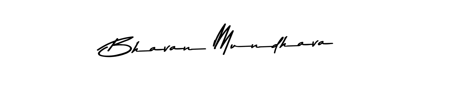 Bhavan Mundhava stylish signature style. Best Handwritten Sign (Asem Kandis PERSONAL USE) for my name. Handwritten Signature Collection Ideas for my name Bhavan Mundhava. Bhavan Mundhava signature style 9 images and pictures png