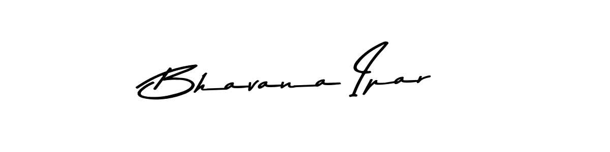 Create a beautiful signature design for name Bhavana Ipar. With this signature (Asem Kandis PERSONAL USE) fonts, you can make a handwritten signature for free. Bhavana Ipar signature style 9 images and pictures png