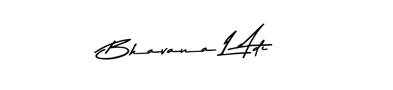 How to make Bhavana L Adi signature? Asem Kandis PERSONAL USE is a professional autograph style. Create handwritten signature for Bhavana L Adi name. Bhavana L Adi signature style 9 images and pictures png