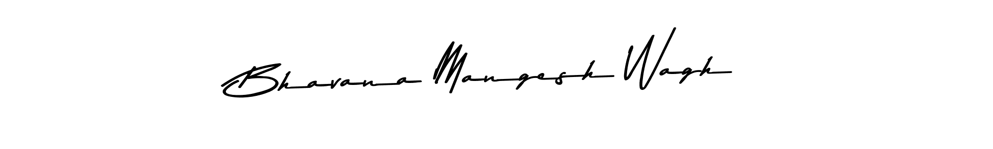 Design your own signature with our free online signature maker. With this signature software, you can create a handwritten (Asem Kandis PERSONAL USE) signature for name Bhavana Mangesh Wagh. Bhavana Mangesh Wagh signature style 9 images and pictures png