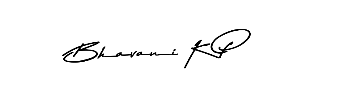 How to make Bhavani K P signature? Asem Kandis PERSONAL USE is a professional autograph style. Create handwritten signature for Bhavani K P name. Bhavani K P signature style 9 images and pictures png