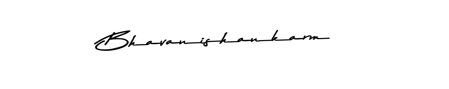 The best way (Asem Kandis PERSONAL USE) to make a short signature is to pick only two or three words in your name. The name Bhavanishankarm include a total of six letters. For converting this name. Bhavanishankarm signature style 9 images and pictures png