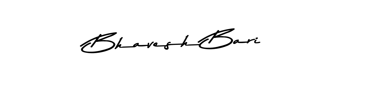 Use a signature maker to create a handwritten signature online. With this signature software, you can design (Asem Kandis PERSONAL USE) your own signature for name Bhavesh Bari. Bhavesh Bari signature style 9 images and pictures png