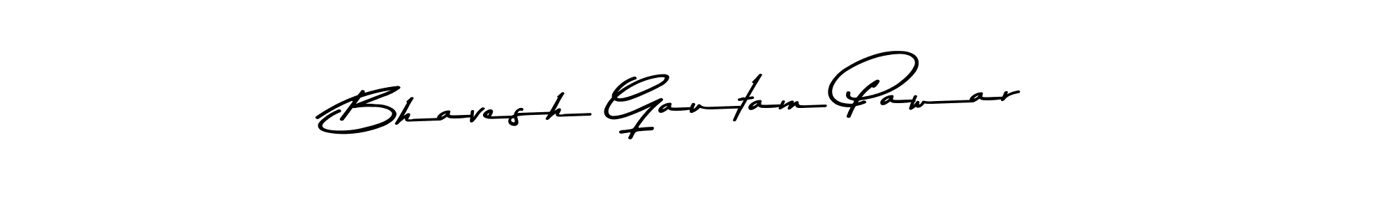Asem Kandis PERSONAL USE is a professional signature style that is perfect for those who want to add a touch of class to their signature. It is also a great choice for those who want to make their signature more unique. Get Bhavesh Gautam Pawar name to fancy signature for free. Bhavesh Gautam Pawar signature style 9 images and pictures png