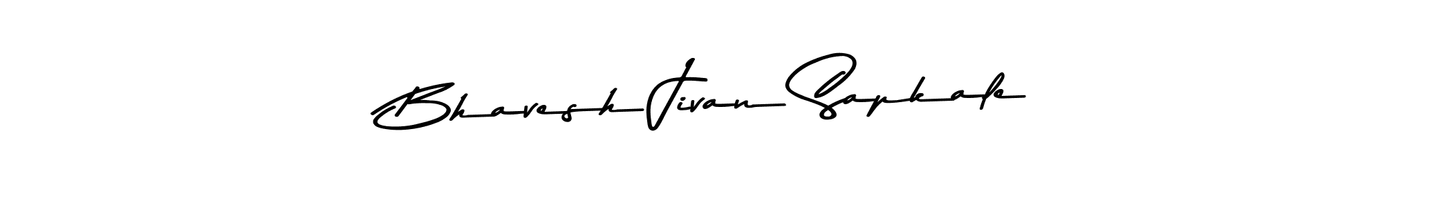 Asem Kandis PERSONAL USE is a professional signature style that is perfect for those who want to add a touch of class to their signature. It is also a great choice for those who want to make their signature more unique. Get Bhavesh Jivan Sapkale name to fancy signature for free. Bhavesh Jivan Sapkale signature style 9 images and pictures png