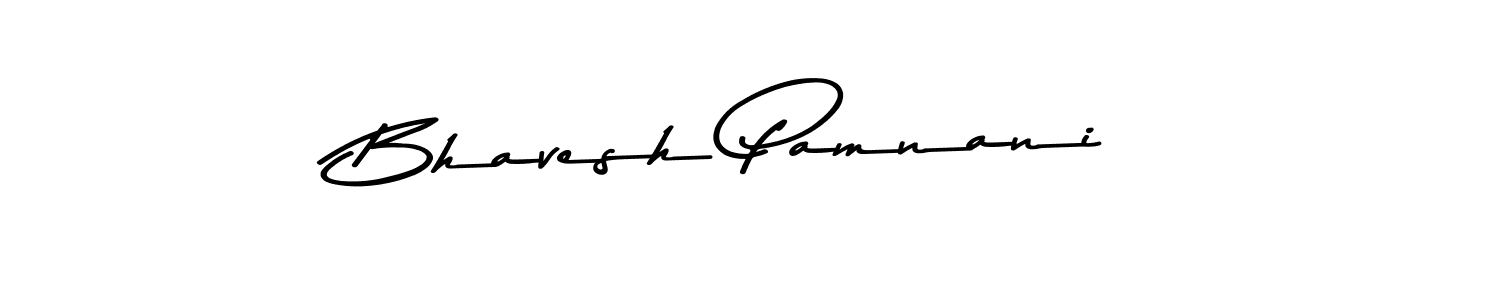 Design your own signature with our free online signature maker. With this signature software, you can create a handwritten (Asem Kandis PERSONAL USE) signature for name Bhavesh Pamnani. Bhavesh Pamnani signature style 9 images and pictures png