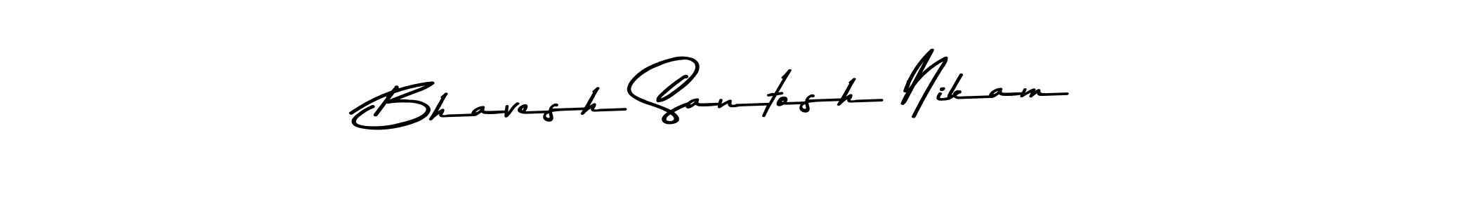 Similarly Asem Kandis PERSONAL USE is the best handwritten signature design. Signature creator online .You can use it as an online autograph creator for name Bhavesh Santosh Nikam. Bhavesh Santosh Nikam signature style 9 images and pictures png