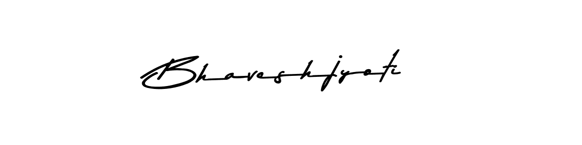 Make a beautiful signature design for name Bhaveshjyoti. With this signature (Asem Kandis PERSONAL USE) style, you can create a handwritten signature for free. Bhaveshjyoti signature style 9 images and pictures png