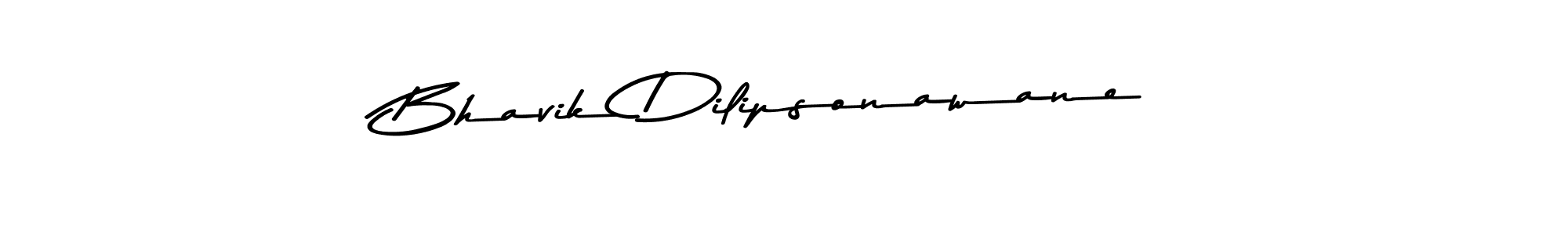 Use a signature maker to create a handwritten signature online. With this signature software, you can design (Asem Kandis PERSONAL USE) your own signature for name Bhavik Dilipsonawane. Bhavik Dilipsonawane signature style 9 images and pictures png