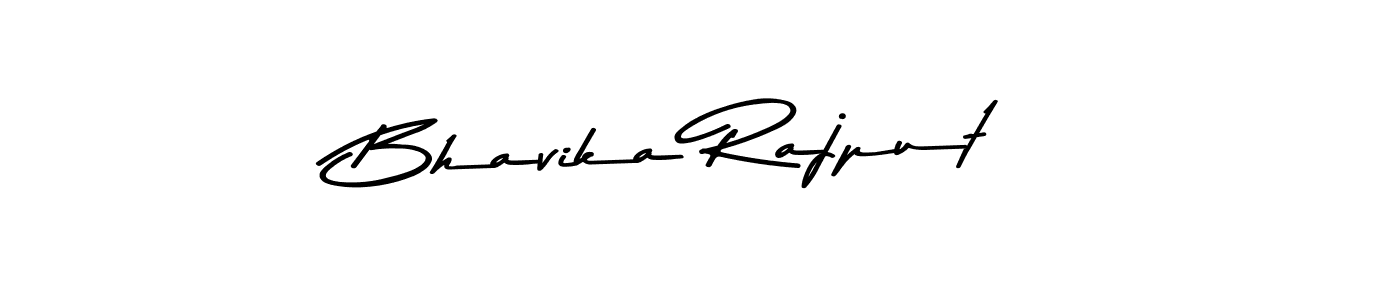 Create a beautiful signature design for name Bhavika Rajput. With this signature (Asem Kandis PERSONAL USE) fonts, you can make a handwritten signature for free. Bhavika Rajput signature style 9 images and pictures png