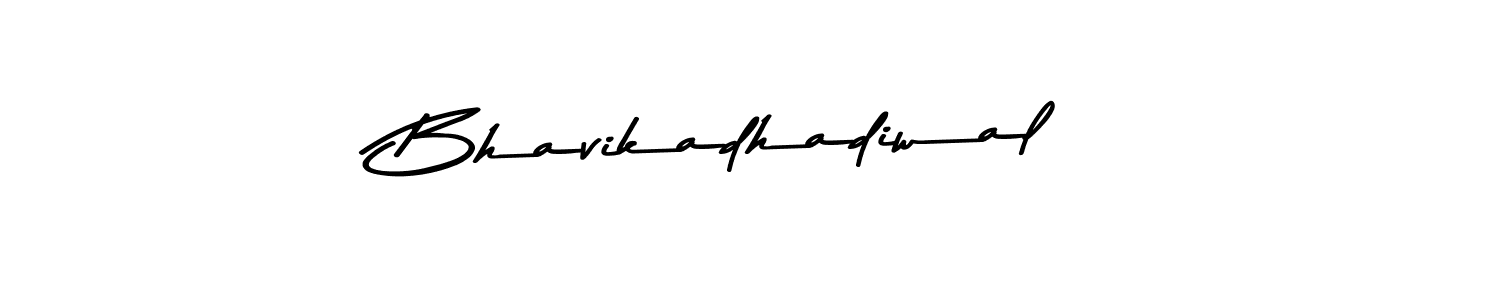 Create a beautiful signature design for name Bhavikadhadiwal. With this signature (Asem Kandis PERSONAL USE) fonts, you can make a handwritten signature for free. Bhavikadhadiwal signature style 9 images and pictures png
