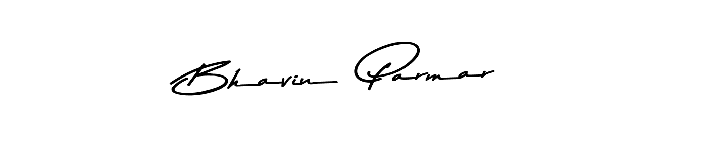 How to make Bhavin  Parmar name signature. Use Asem Kandis PERSONAL USE style for creating short signs online. This is the latest handwritten sign. Bhavin  Parmar signature style 9 images and pictures png