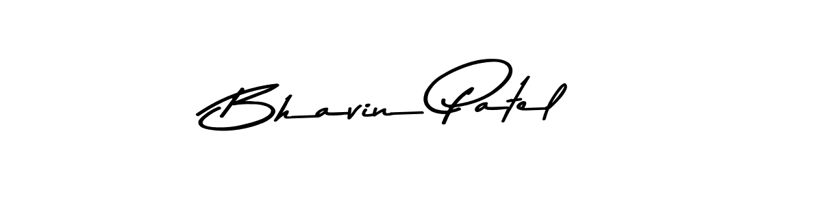 Design your own signature with our free online signature maker. With this signature software, you can create a handwritten (Asem Kandis PERSONAL USE) signature for name Bhavin Patel. Bhavin Patel signature style 9 images and pictures png