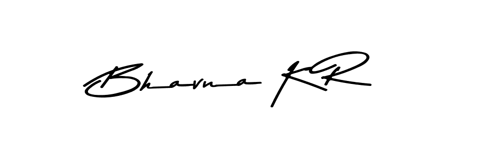 How to make Bhavna K R name signature. Use Asem Kandis PERSONAL USE style for creating short signs online. This is the latest handwritten sign. Bhavna K R signature style 9 images and pictures png