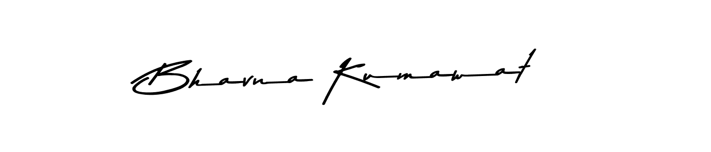 Asem Kandis PERSONAL USE is a professional signature style that is perfect for those who want to add a touch of class to their signature. It is also a great choice for those who want to make their signature more unique. Get Bhavna Kumawat name to fancy signature for free. Bhavna Kumawat signature style 9 images and pictures png