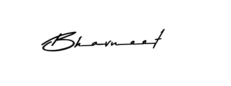 Make a beautiful signature design for name Bhavneet. With this signature (Asem Kandis PERSONAL USE) style, you can create a handwritten signature for free. Bhavneet signature style 9 images and pictures png