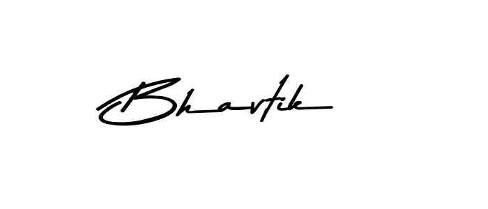 Use a signature maker to create a handwritten signature online. With this signature software, you can design (Asem Kandis PERSONAL USE) your own signature for name Bhavtik. Bhavtik signature style 9 images and pictures png