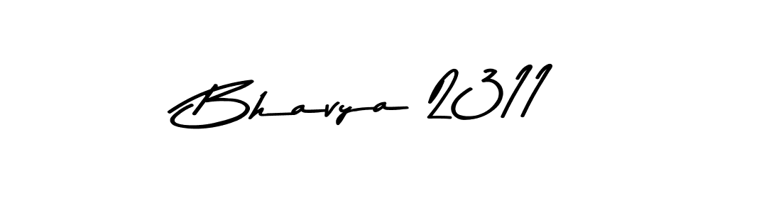 How to make Bhavya 2311 name signature. Use Asem Kandis PERSONAL USE style for creating short signs online. This is the latest handwritten sign. Bhavya 2311 signature style 9 images and pictures png