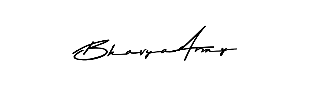 Use a signature maker to create a handwritten signature online. With this signature software, you can design (Asem Kandis PERSONAL USE) your own signature for name Bhavya Army. Bhavya Army signature style 9 images and pictures png