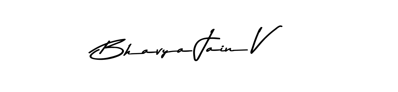 Use a signature maker to create a handwritten signature online. With this signature software, you can design (Asem Kandis PERSONAL USE) your own signature for name Bhavya Jain V. Bhavya Jain V signature style 9 images and pictures png