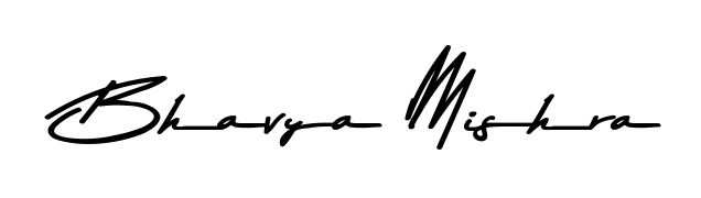 The Asem Kandis PERSONAL USE font transforms the name Bhavya Mishra into an executive sign with sharp precision and distinguished character. Bhavya Mishra signature style 9 images and pictures png