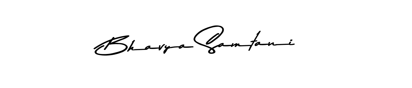 Bhavya Samtani stylish signature style. Best Handwritten Sign (Asem Kandis PERSONAL USE) for my name. Handwritten Signature Collection Ideas for my name Bhavya Samtani. Bhavya Samtani signature style 9 images and pictures png