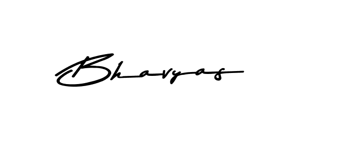 Design your own signature with our free online signature maker. With this signature software, you can create a handwritten (Asem Kandis PERSONAL USE) signature for name Bhavyas. Bhavyas signature style 9 images and pictures png