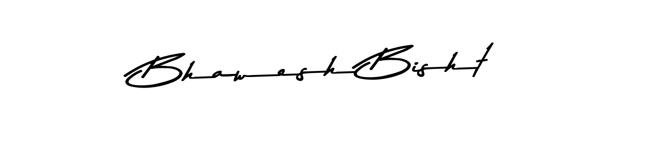 Use a signature maker to create a handwritten signature online. With this signature software, you can design (Asem Kandis PERSONAL USE) your own signature for name Bhawesh Bisht. Bhawesh Bisht signature style 9 images and pictures png