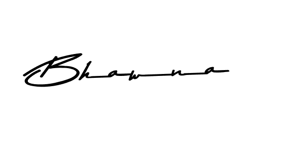 Create a beautiful signature design for name Bhawna. With this signature (Asem Kandis PERSONAL USE) fonts, you can make a handwritten signature for free. Bhawna signature style 9 images and pictures png