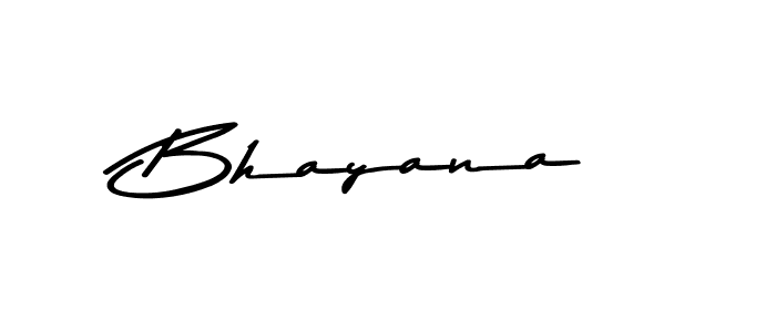 Bhayana stylish signature style. Best Handwritten Sign (Asem Kandis PERSONAL USE) for my name. Handwritten Signature Collection Ideas for my name Bhayana. Bhayana signature style 9 images and pictures png