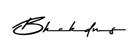 Discover how Bhckdns looks in an executive cursive font (Asem Kandis PERSONAL USE). Perfect for legal documents, invoices, and certificates. Bhckdns signature style 9 images and pictures png
