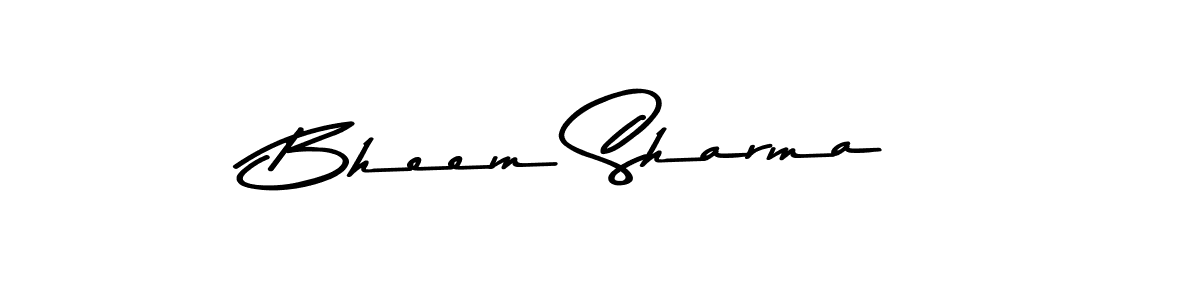 Also You can easily find your signature by using the search form. We will create Bheem Sharma name handwritten signature images for you free of cost using Asem Kandis PERSONAL USE sign style. Bheem Sharma signature style 9 images and pictures png