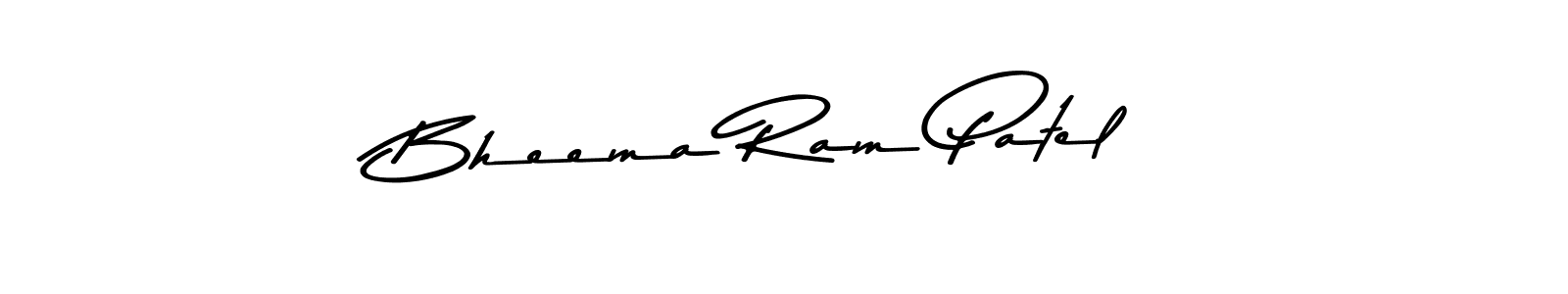 Design your own signature with our free online signature maker. With this signature software, you can create a handwritten (Asem Kandis PERSONAL USE) signature for name Bheema Ram Patel. Bheema Ram Patel signature style 9 images and pictures png
