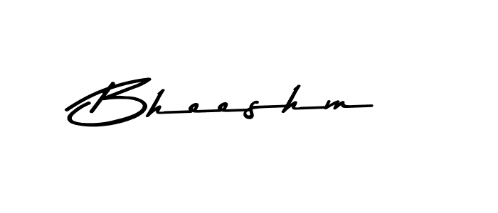 How to make Bheeshm signature? Asem Kandis PERSONAL USE is a professional autograph style. Create handwritten signature for Bheeshm name. Bheeshm signature style 9 images and pictures png